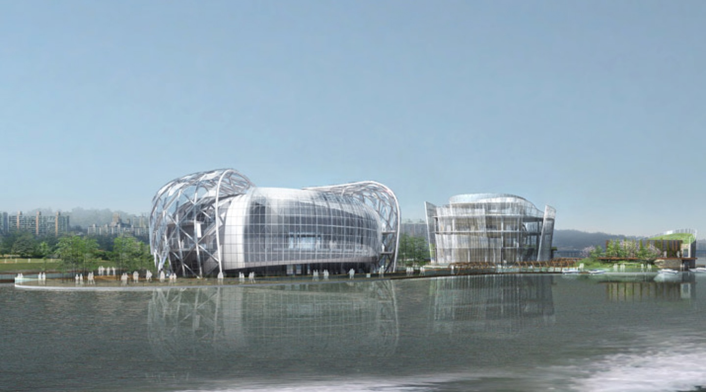 Floating Island in Seoul, South Korea