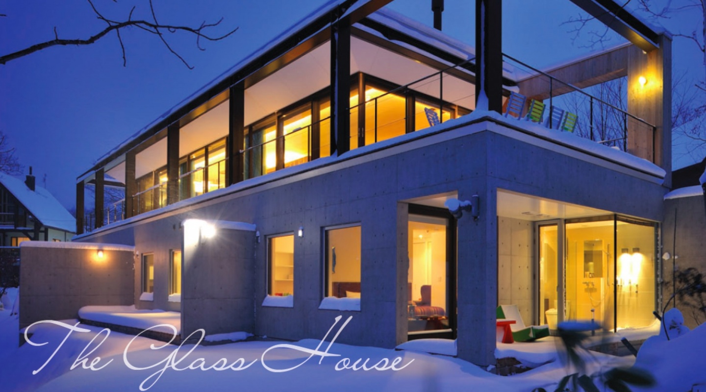 The Glass House in Niseko, Japan