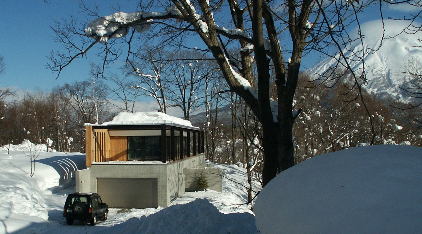 The Glass House in Niseko, Japan