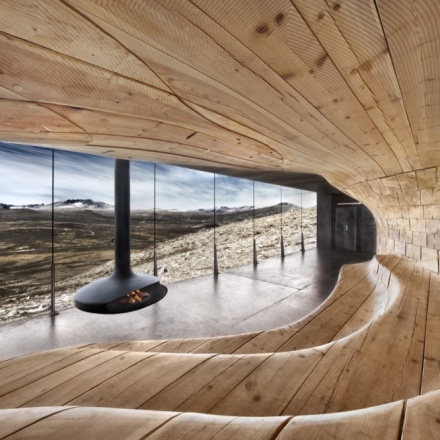 norwegian wild reindeer centre pavilion