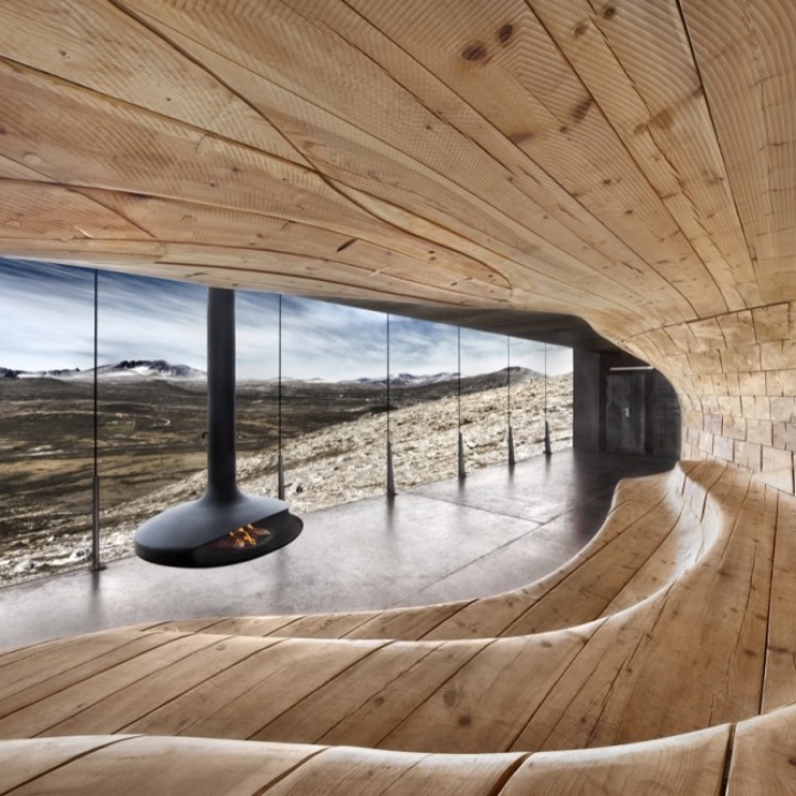 norwegian wild reindeer centre pavilion